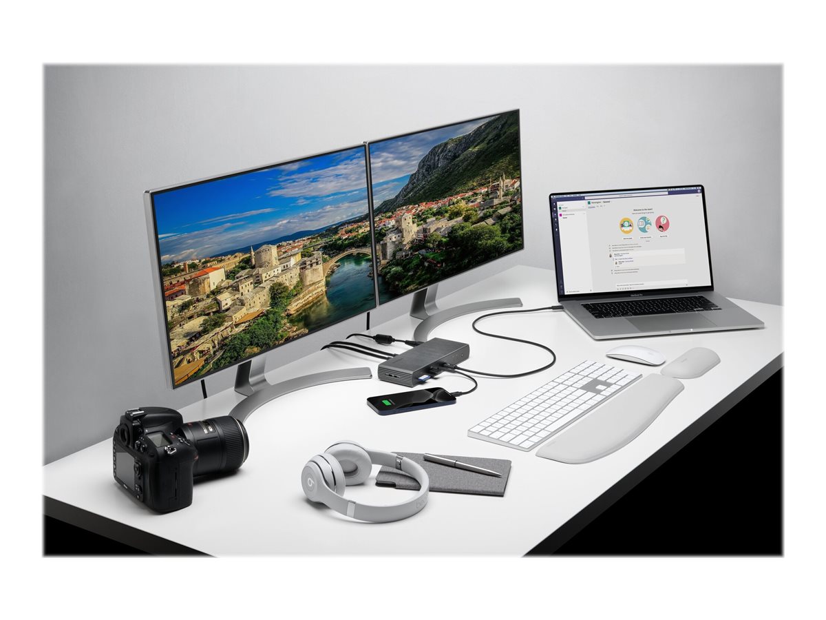 Kensington SD5700T docking station Thunderbolt 4 4 x Thunderbolt Usage / lifestyle Left-angle 72710