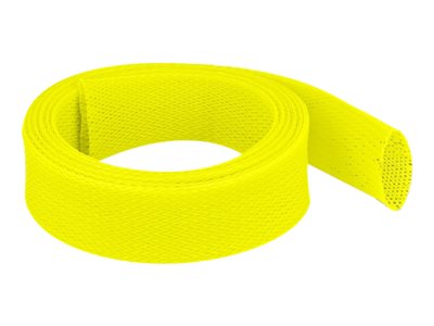 DELOCK Geflechtschlauch dehnbar 2 m x 38 mm gelb