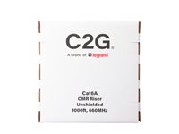 C2G 1000ft (304.8m) TAA-Compliant Cat6a Bulk Unshielded (UTP) Ethernet Network Cable with Solid Con