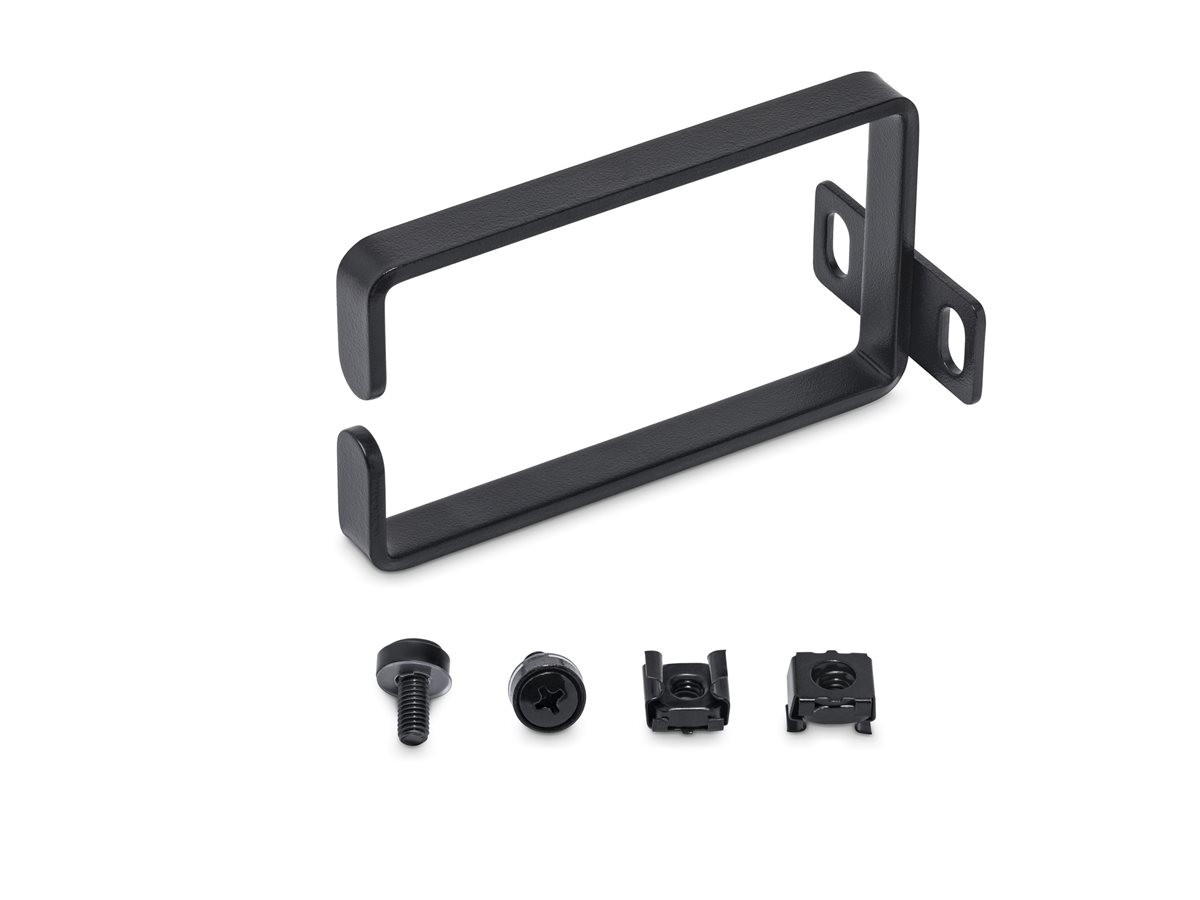 StarTech.com 1U Vertical 2.2 x 3.9in Server Rack Cable Management D-Ring Hook w/ Flexible Opening - Network Rack-Mount Cord Organizer Ring (CMHOOK1U) - kroužek pro uspořádání kabelů - 1U – foto 5