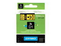 DYMO D1 - label tape - 1 cassette(s) - Roll (1.9cm x 7m)
