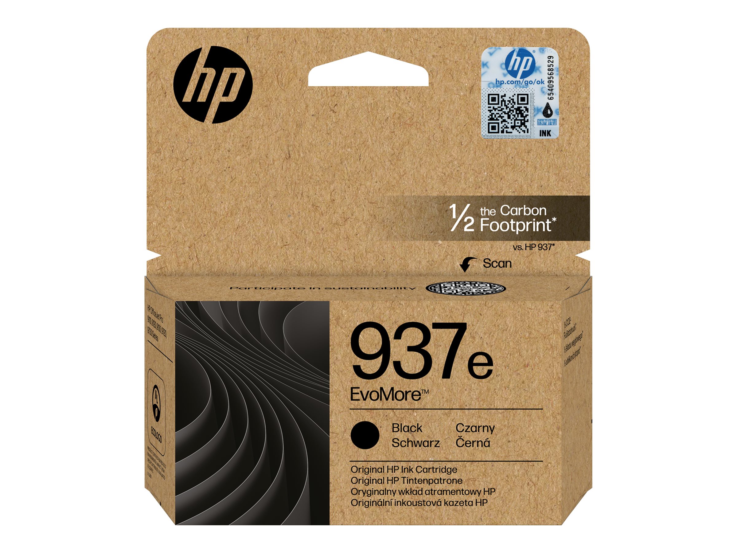 Hp 937e Evomore Black Original Ink Cartridge Hp 937e Evomore Black Original Ink Cartridge