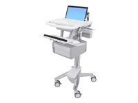 Ergotron StyleView cart - open architecture - for notebook / keyboard / mouse / barcode scanner