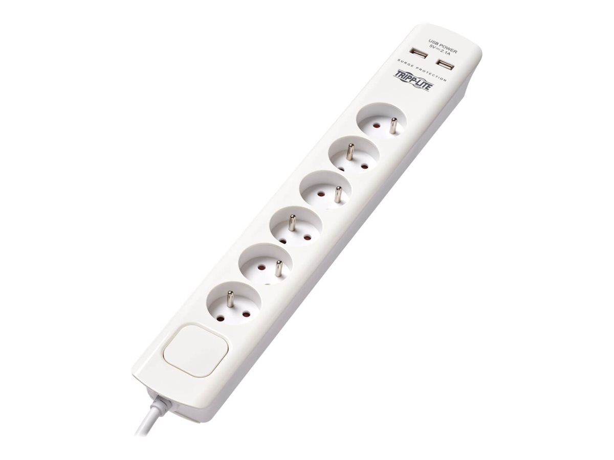 Tripp Lite 6-Outlet Surge Protector with USB Charging