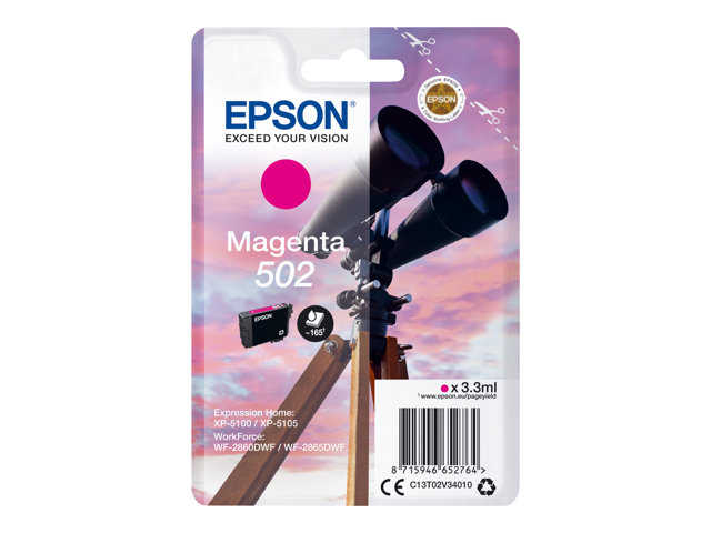 EPSON 1LB Singlepack Magenta 502 Ink w/s