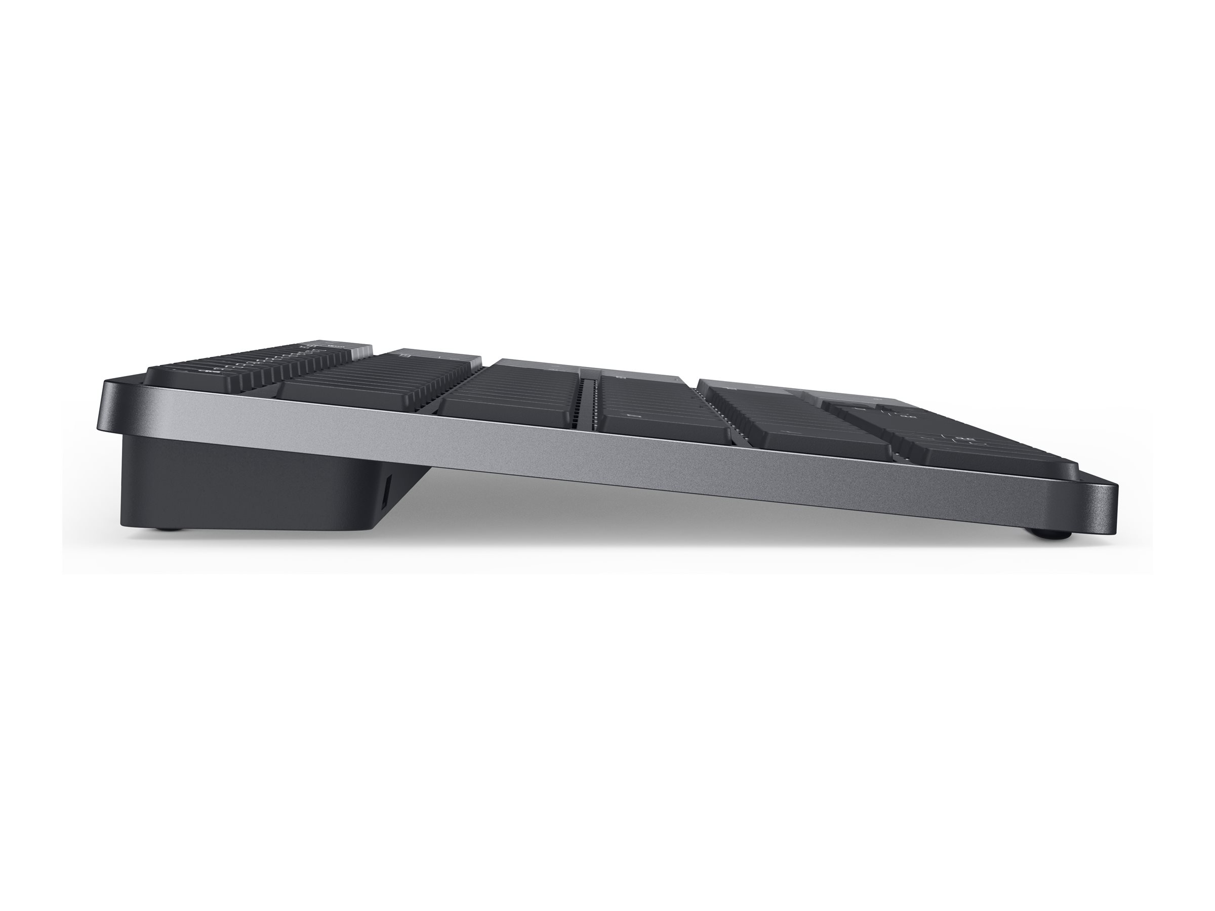 Dell Pro 7 KB746 keyboard rechargeable compact QWERTY US graphite Input Product shot Right-angle 80001