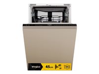 Whirlpool C Til indbygning 41dB(A) Sort