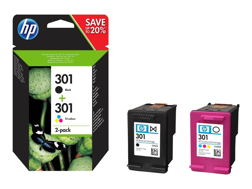 HP 301 cartouche dencre combo 2-Pack