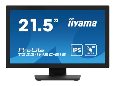 IIYAMA 54.6cm (21,5) T2234MSC-B1S 16:9 M-Touch HDMI+DP IPS retail - T2234MSC-B1S