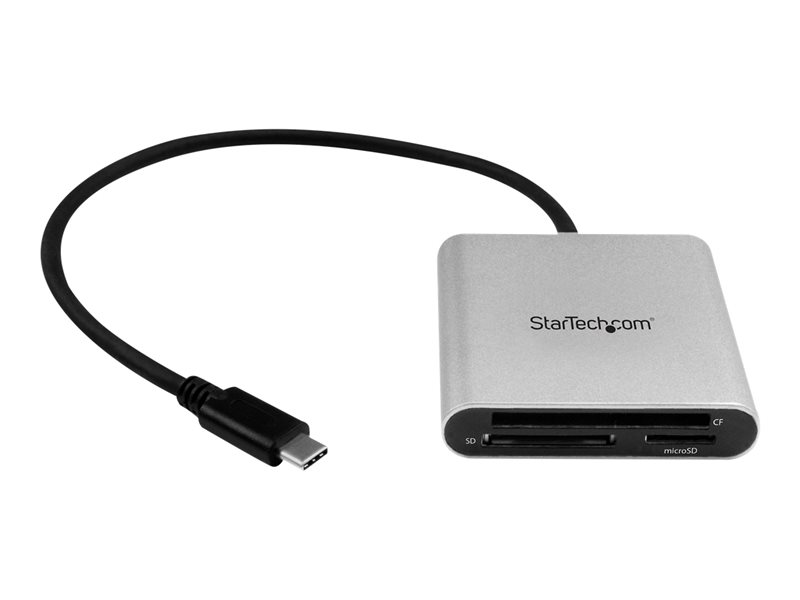 StarTech.com Lecteur de carte mémoire USB-C - Adaptateur USB 3.0 Type-C  vers SD, microSD et CompactFlash (CF) - 5 Gbps (FCREADU3C)
