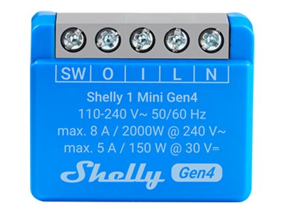 SHELLY 1 Mini Gen4 Smart Relay
