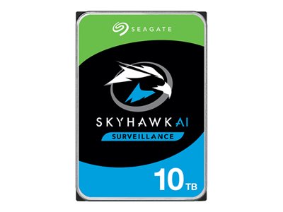 Seagate SkyHawk AI ST10000VE001 Hard drive 10 TB internal 3.5INCH SATA 6Gb/s 7200 rpm 