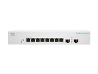 Cisco Business 220 Series CBS220-8T-E-2G - switch - 10 ports - smart - rack-mountable