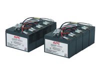 APC Replacement Battery Cartridge #12 - UPS battery - 2 x Lead Acid - black - for P/N: DL5000RMT5U, SU5000R5TBX114, SU5000R5TBXFMR, SU5000R5T-TF3, SU5000R5XLT-TF3