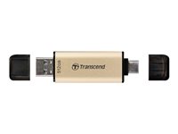 Transcend JetFlash 930C 512GB USB 3.2 Gen 1 / USB-C Guld