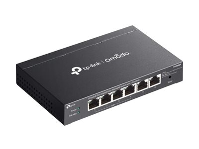 TP-Link Omada ES206GP V1 switch 6 ports Product shot Left-angle 79150