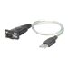 USB-A TO SERIAL CABLE 45CM- PL-2303RA BLACK/SILVER