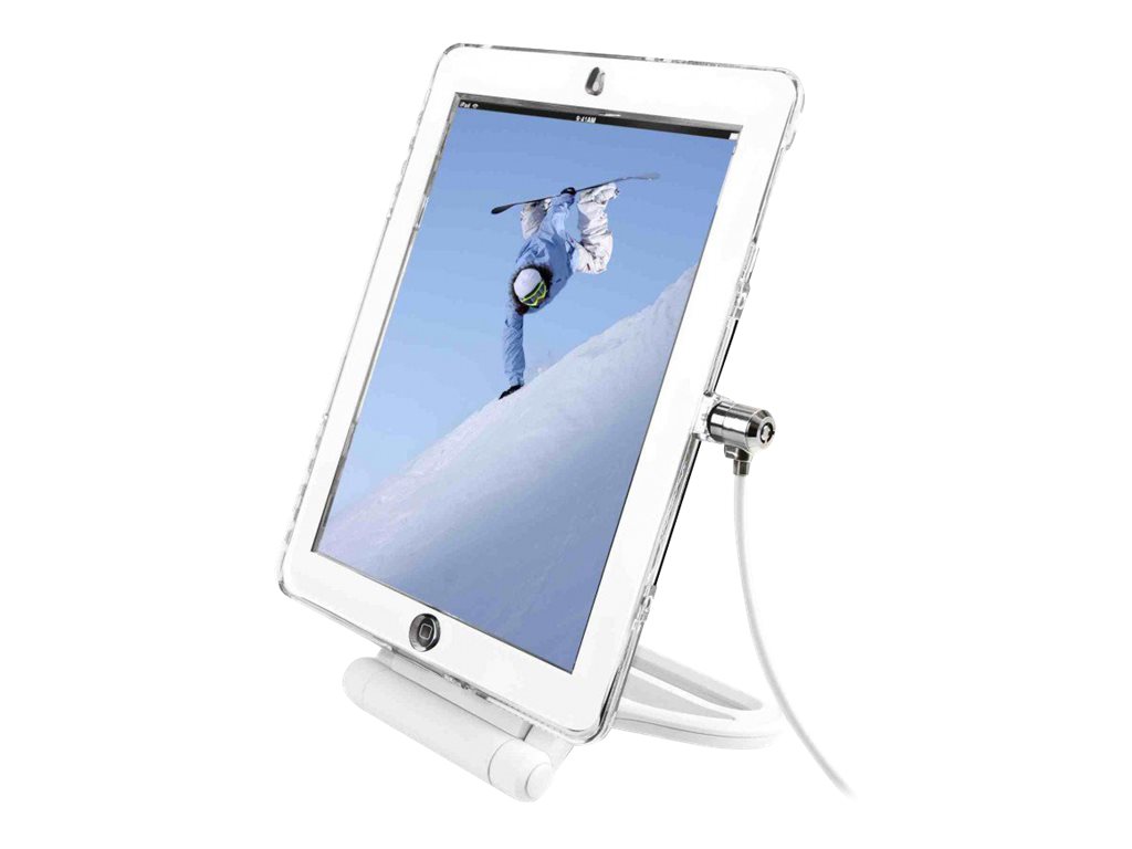 Compulocks iPad 9.7" Rotating Security Plastic Case Combination Cable Lock White - bezpečnostní sada pro tablet – foto 2