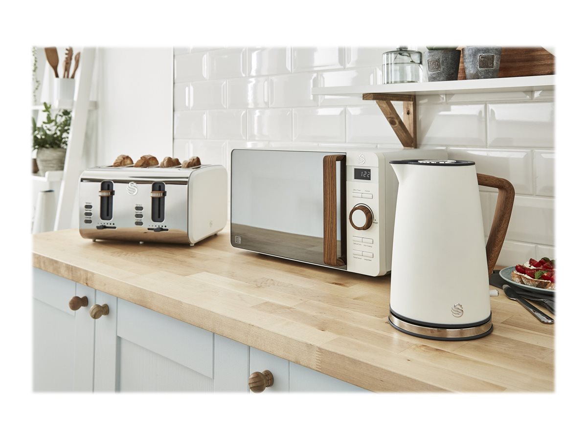 Swan Nordic 4-Slice Toaster - Cotton White - ST14620WHTN