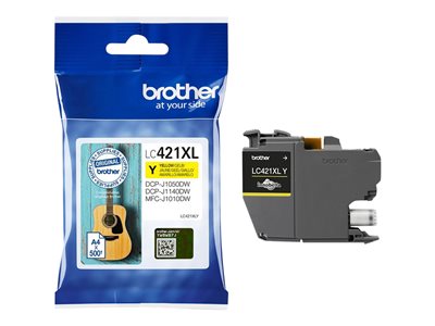 BROTHER 500-page Yellow ink cartridge, BROTHER LC421XLY LC421XLY (BILD6)