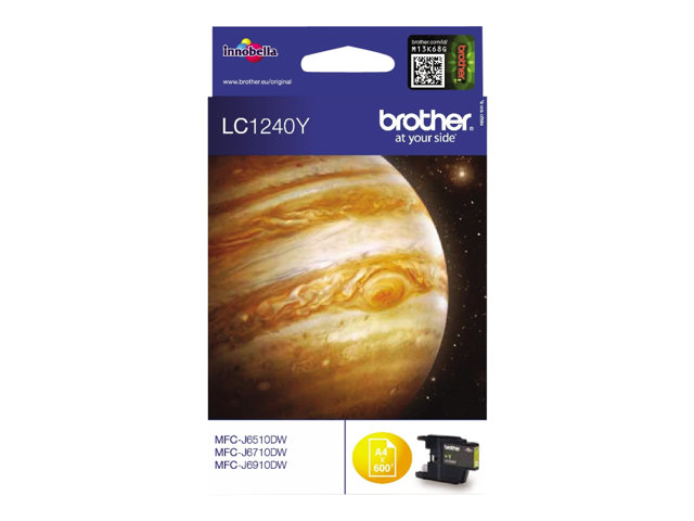 Image of Brother LC1240Y - yellow - original - ink cartridge