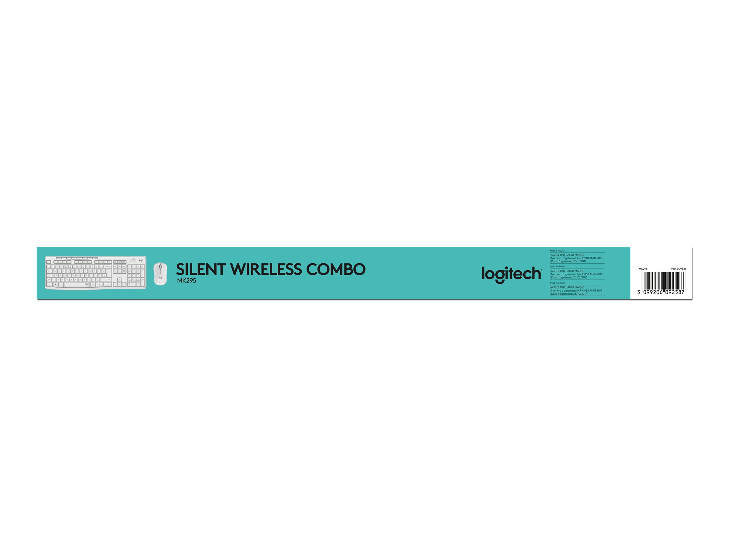 LOGI MK295 Silent Wireless Combo - White