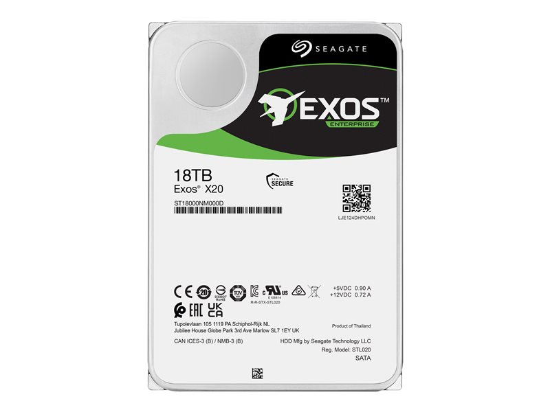 SEAGATE Exos X20 18To 3.5p