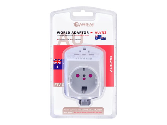 Sansai power adapter 2400 Package view Front 76950