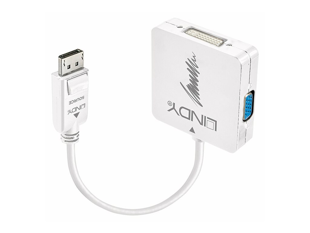 Convertisseur Actif DisplayPort 1.2 vers HDMI, DVI & VGA