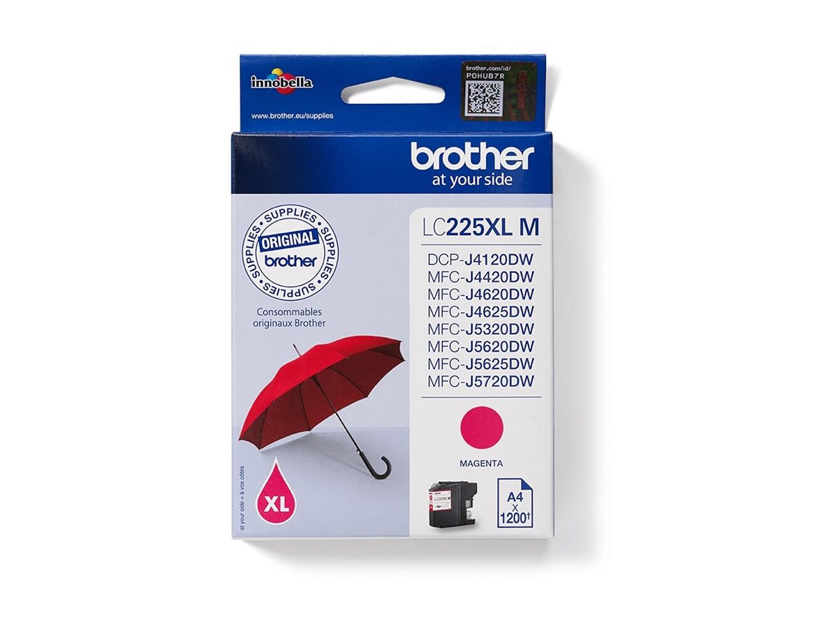 Brother Lc225xlm Magenta Original Ink Cartridge
