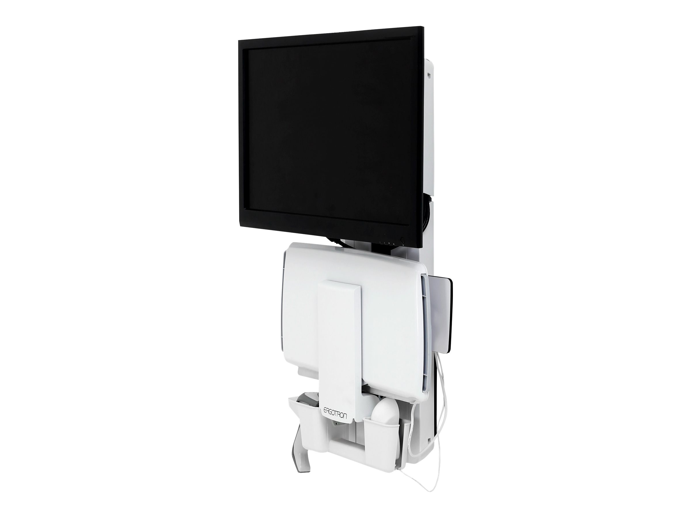 An image of Ergotron StyleView Vertical Lift, Patient Room - monitor / keyboard mouning kit (vertical) - sit-stand