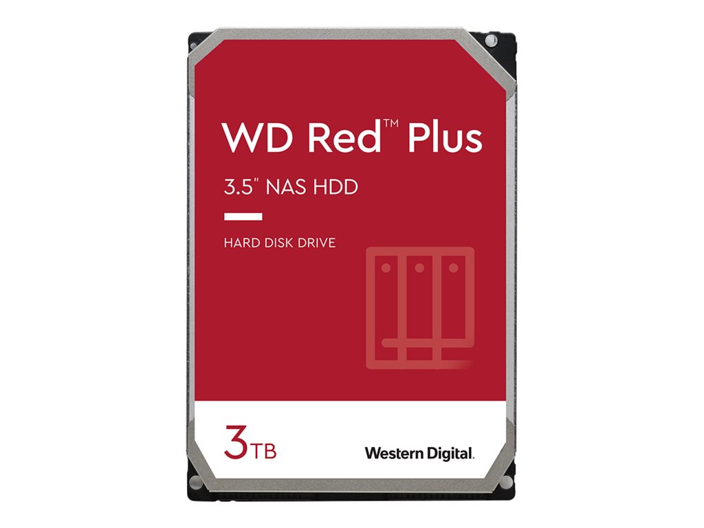 WD RED PLUS NAS WD30EFZX 3TB SATA/600 128MB cache 175 MB/s CMR