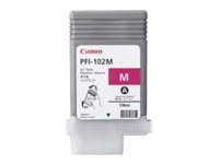 Canon PFI-102 M magenta original ink Product shot 74100
