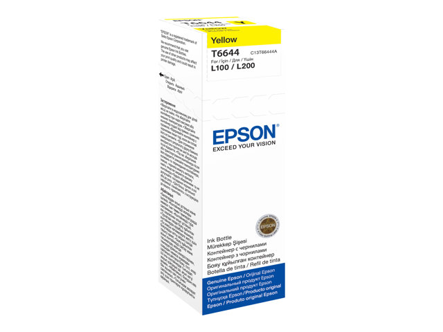 EPSON 1LB T6644 YELLOW INK BOTTLE 70ML C13T66444A