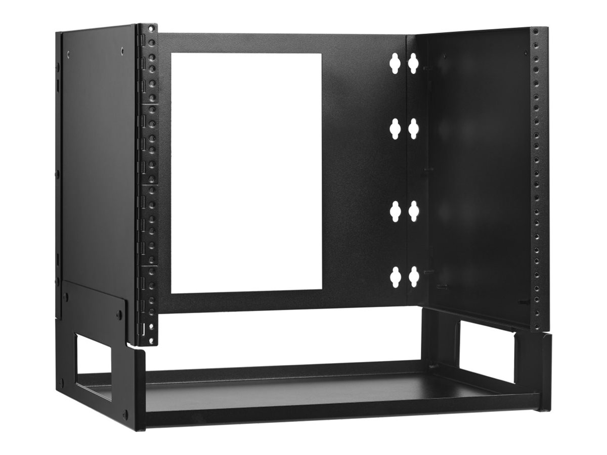 Eaton Tripp Lite Series 8U Wall-Mount Bracket with Shelf for Small Switches and Patch Panels, Hinged