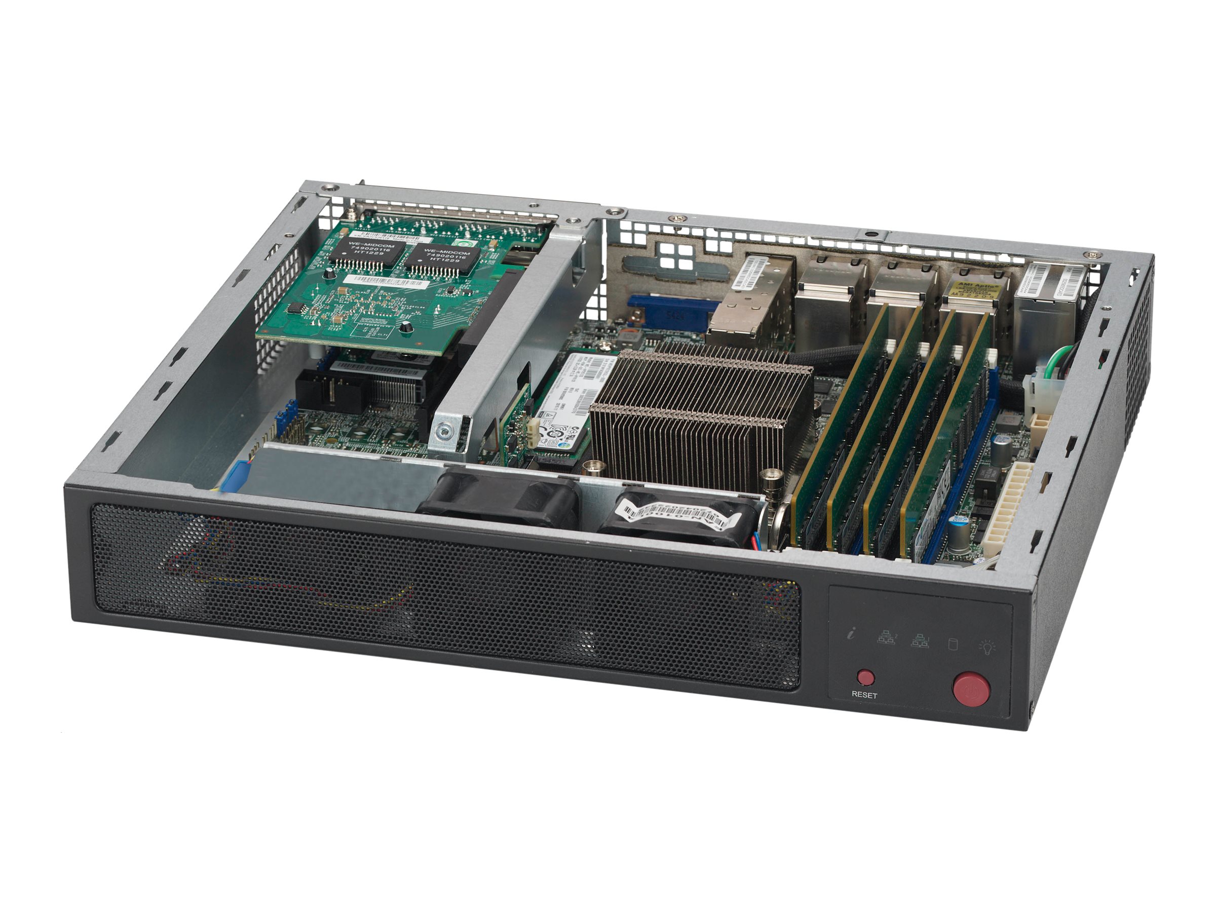 Obudowa serwerowa CSE-E300 Embedded Server BOX for Flex-ATX, Mini-ITX 1U Height W/O PWS