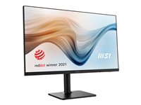 MSI Modern MD272QP 27' 2560 x 1440 (2K) HDMI DisplayPort USB-C 75Hz Pivot Skærm