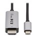 Eaton Tripp Lite Series USB-C to HDMI Active Adapter Cable M/M 8K60 Hz 4K 144Hz HDR 4:4:4 HDCP 2.3 Black 6ft