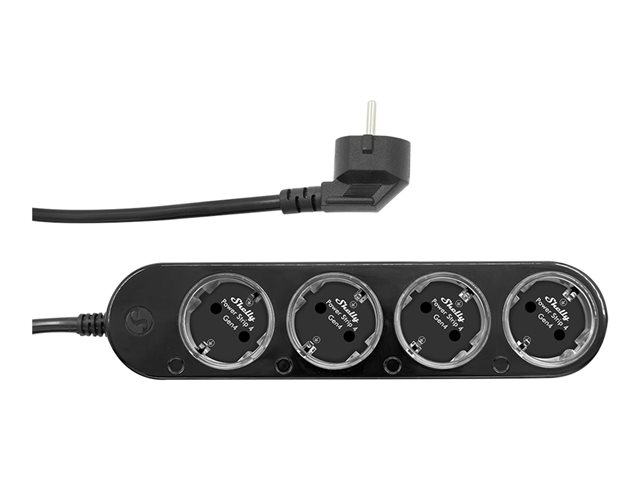 SHELLY Power Strip 4 Black Strip FG3800238070571