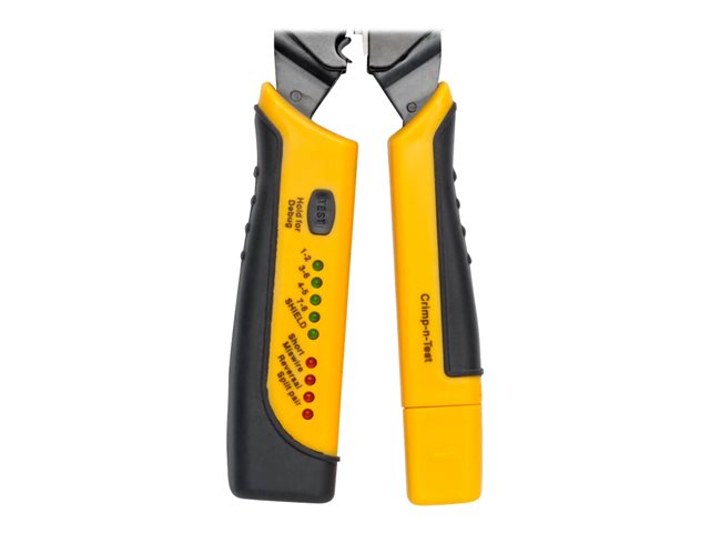 Tripp Lite RJ11/RJ12/RJ45 Wire Crimper with Built-in Cable Tester
