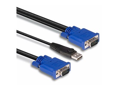 LINDY Kombiniertes KVM- und USB-Kabel 2m - 32186