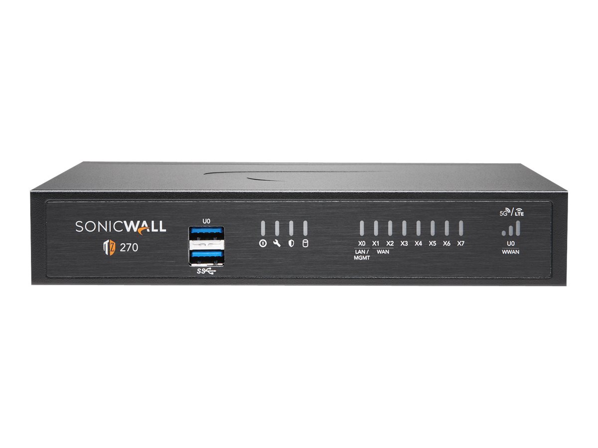 SonicWall TZ 270 TotalSecure Advanced Edition, 1 Year