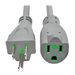 Eaton Tripp Lite Series Hospital-Grade Extension Cord, NEMA 5-15P to NEMA 5-15R