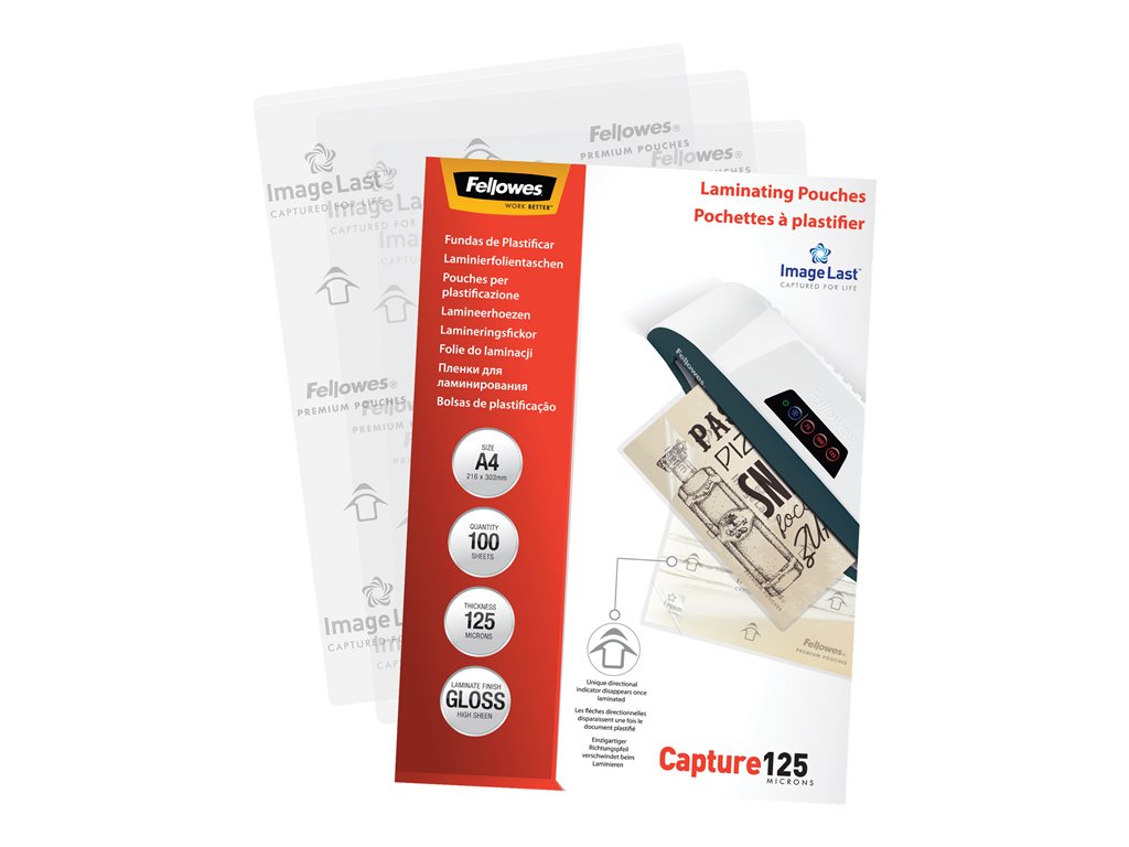 FELLOWES IL POCHETTES A4 125 MICRONS X