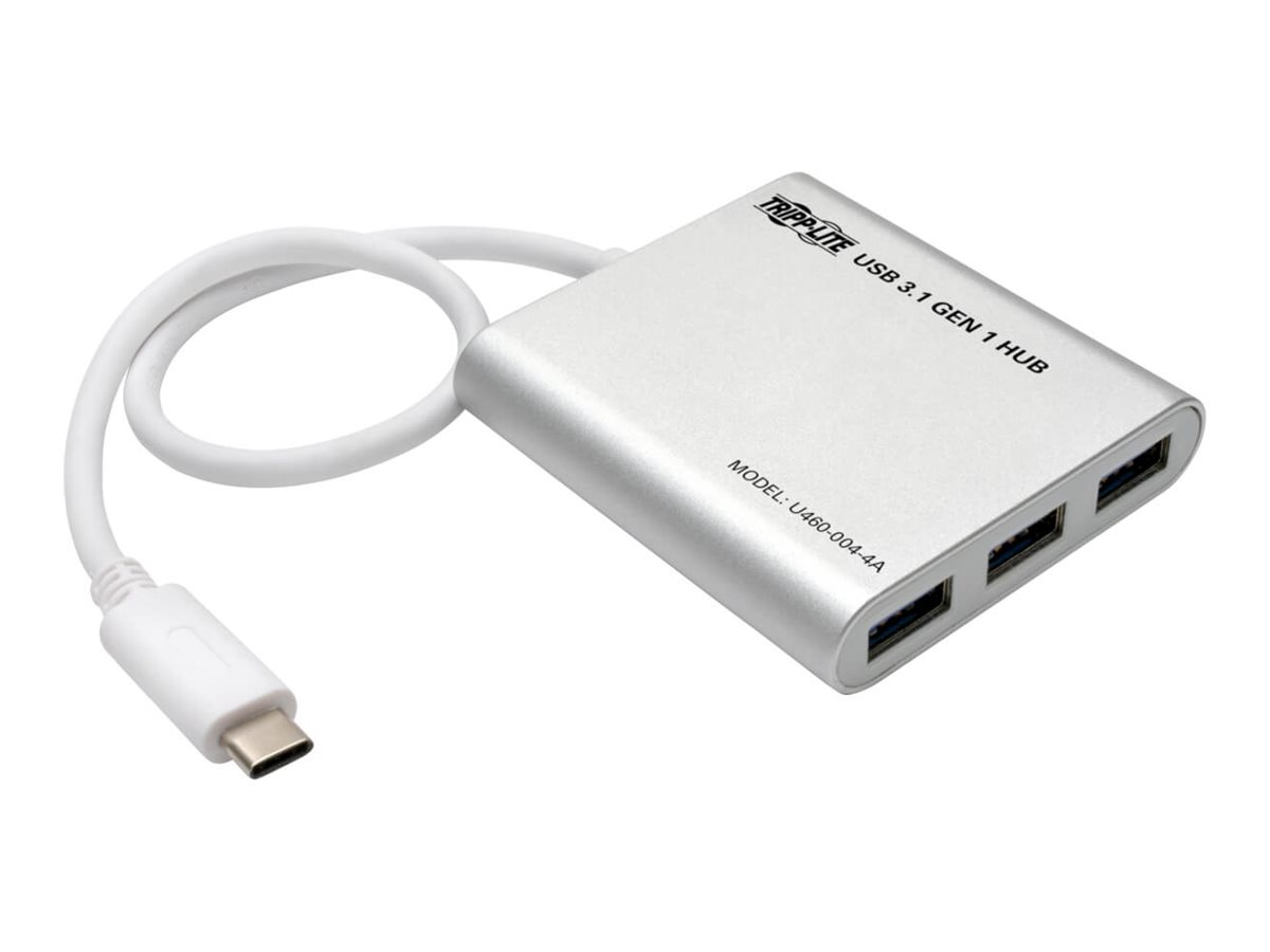 Tripp Lite 4-Port Portable USB 3.1 Gen 1 USB Type-C USB-C Hub