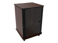Middle Atlantic RFR Series cart - for audio/video components - biltmore cherry