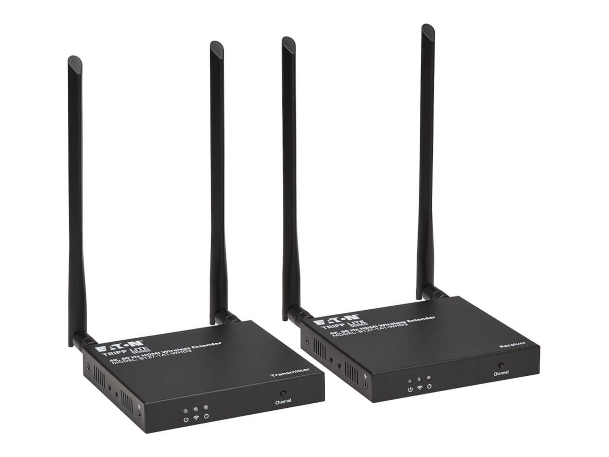 Eaton Tripp Lite Series HDMI over Wireless Extender Kit w IR, 4K 60hz, 164ft (50M), Wireless HDMI, switchable channel