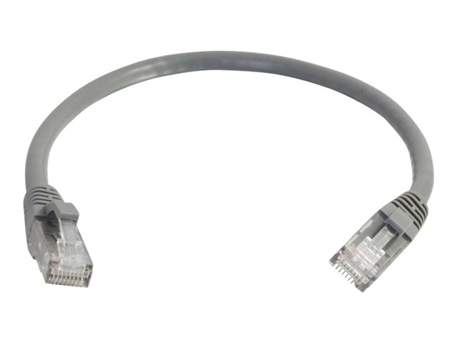 C2G Cat5e Booted Unshielded (UTP) Network Patch Cable - patch kabel - 2 m - šedá – foto 2