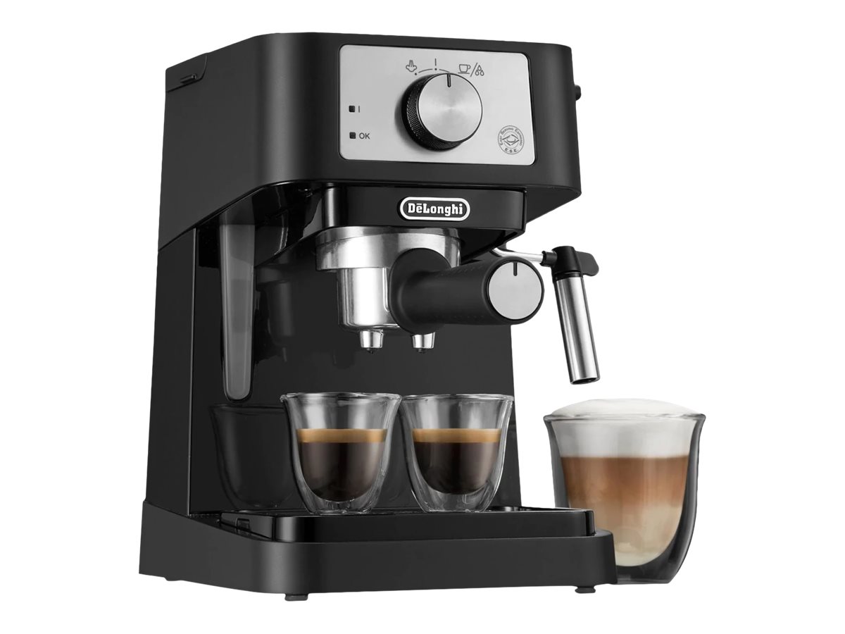 De Longhi Stilosa Espresso Maker Black Stainless Steel EC260BK