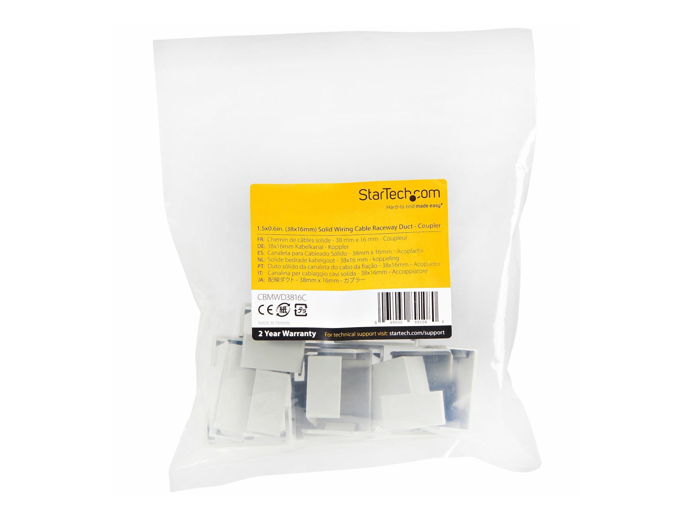 Startech 20 Pack Cable Raceway Coupler for CBMCWD3816, Cable Management ...